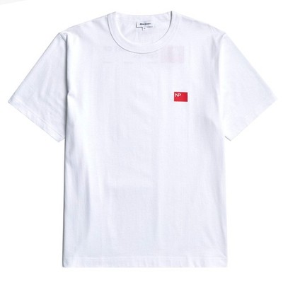 Norse Projects Holger Organic Department Print T-Shirt weiß