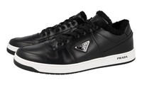 Prada Leder Downtown Schaffell Sneaker - 2EE364 - Schwarz - Neu - 6,5 40,5