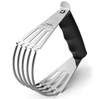 Stainless Steel Soft Grip Pastry Blender Dough Cutter Flour Mixer Cake