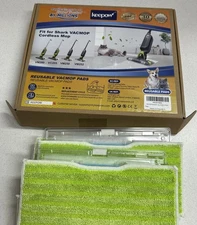 KEEPOW Reusable Vacmop Replacement Pads Compatible with Shark VacMop Set 4