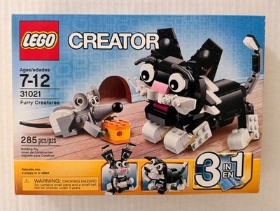 LEGO creator 31021 ''Furry Creatures'' 2014 New Sealed Box 3/1 Cat Dog Rabbit