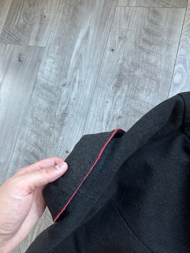 Antique Military Tunic Coat 1900s WW1 Era Black Wool jacket Size: S - Picture 19 of 20