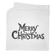 'Merry Christmas' Cotton Baby Blanket / Shawl BY00038687 