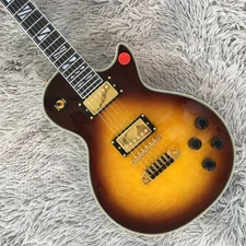 Electric Guitar Brown Mahogany Body & Neck HH Pickup Rosewood Fretboard