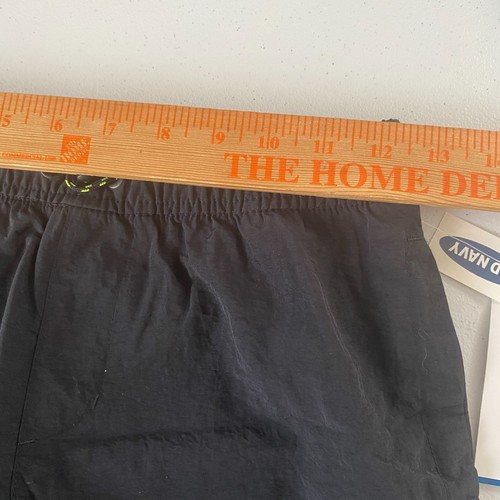 Old Navy Swim Shorts Boys M (8) Black Drawstring Elastic Waist Quick Dry NWT - Picture 11 of 15