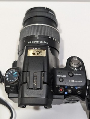 Sony Alpha a33 DSLR 14.2MP Camera 18-55mm & 55-200mm Lenses