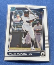 2021 Panini Donruss Optic Rated Rookie #103 Taylor Trammell RC Seattle Mariners