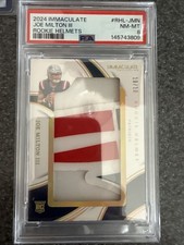 2024 Immaculate Joe Milton III New England Patriots SSP IMAC RC Helmet Logo10/10