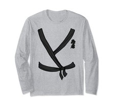 Black Ninja Costume for Halloween. Includes a long-sleeved ninja T-shirt.from JP