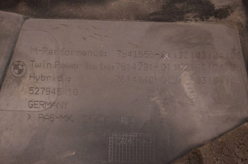 BMW 1 F20 F21 2014 Benzin 235kW Motorabdeckung 11127641556 GENUINE OPO2692 - Bild 2 von 4