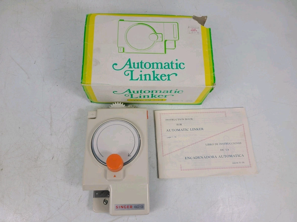 Linker Automatique Singer SC-3 Vintage Neuf - Pour Machine à Tricoter, Fabriqué Au Japon