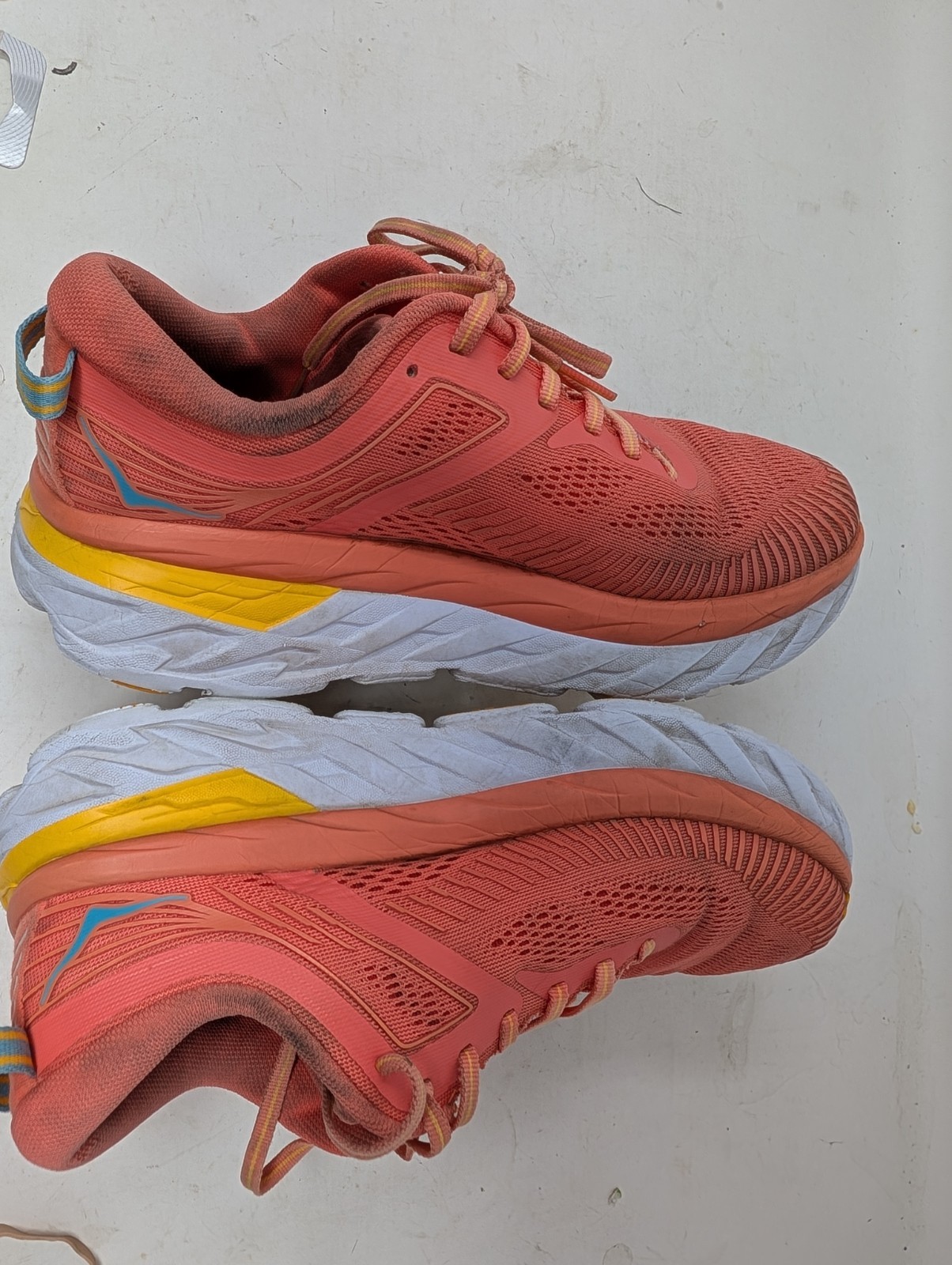 Hoka Bondi 7 Orange Running Shoes Breathable Sneakers 1110519CCSD Women's Size 8 thumbnail 9
