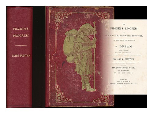 Livre Le Progrès Du Pèlerin - John Bunyan - Édition Enluminée - Glasgow  James Lumsden - Reliure Hardcover