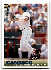 1995 Collector's Choice Silver Signature Jose Canseco Boston Red Sox #415