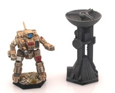 BattleTech Hexed Satellite Uplink Building  3...