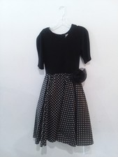 Vintage black and white dress Rockabilly style