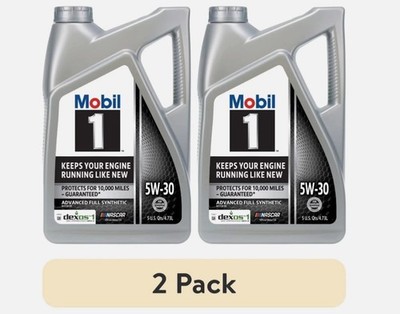 Mobil 1 Full Synthetic 5W-30 Motor Oil Advanced Engine Protection 2 Pack