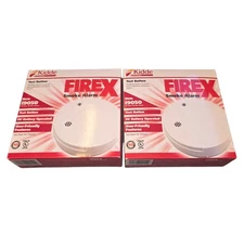 2-Pack Kidde i9050 Smoke Detectors – Battery Operated, White, Easy Install