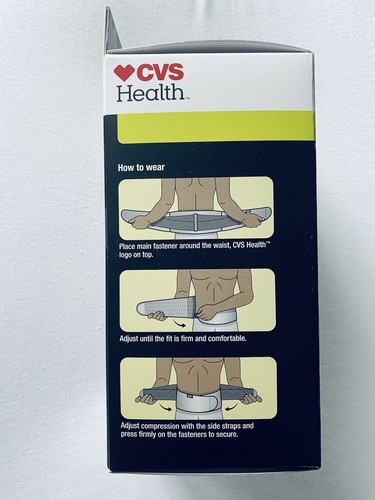CVS Health Compression Moderate Support Adjustable Back Brace new - Photo 4/4