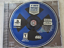 PLAYSTATION 1 PS1 X-MEN MUTANT ACADEMY GAME DISC ONLY TESTED