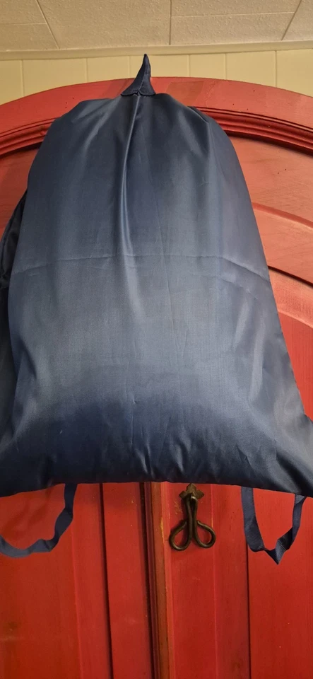 Skechers Poliéster Cordón Ligero Bolso Mochila Bolso de Gimnasio Azul Marino Foto 4 de 4