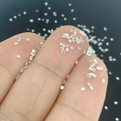 1 CT Natural White Diamond 1.50mm, 60pcs Round Cut VVS1 D Grade Certified X68