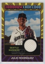 2024 Topps Heritage Clubhouse Collection Relics Gold 8/99 Julio Rodriguez 09if