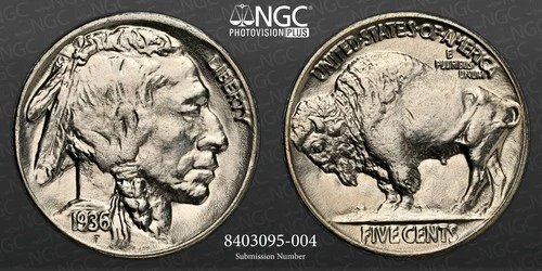 1936-P  5C BUFFALO NICKEL  "PHILADELPHIA MINT"   NGC MS67 #8403095-004