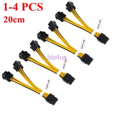 NEW NVIDIA Dual 6 Pin Female to 8 Pin Male Video Card Adapter Cable US Stock