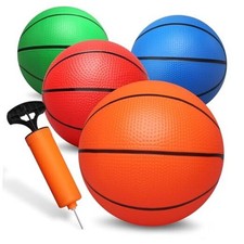 8" Mini Rubber Replacement Basketballs for Basketball Hoop/Pool, Multicolored