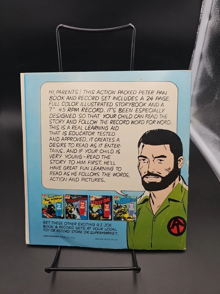 GI Joe 1964 1973 Secret Mission To Spy Island Peter Pan 45 rpm Foto 2 de 4