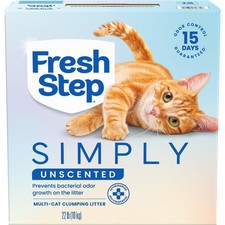 Simply Unscented Multi Cat Clumping Litter, 22 lb