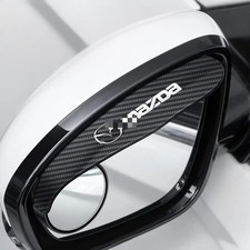 2pcs For Mazda Carbon Fiber Car Rear View Side Mirror Rain Board Eyebrow Guard 2pcs For Mazda Carbon Fiber Car Rear View Side Mirror Rain Board Eyebrow Guard
