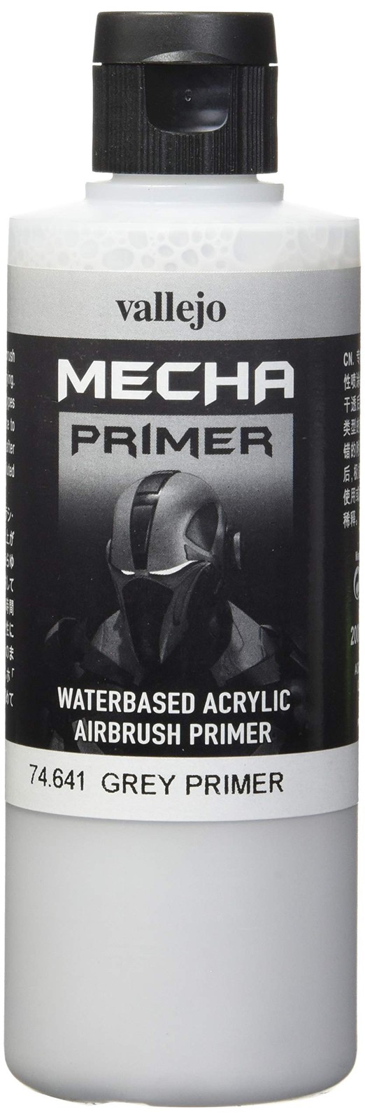Vallejo Mecha Color - Primer in poliuretano, 200 ml, Grigio (Grey Primer) vlF6