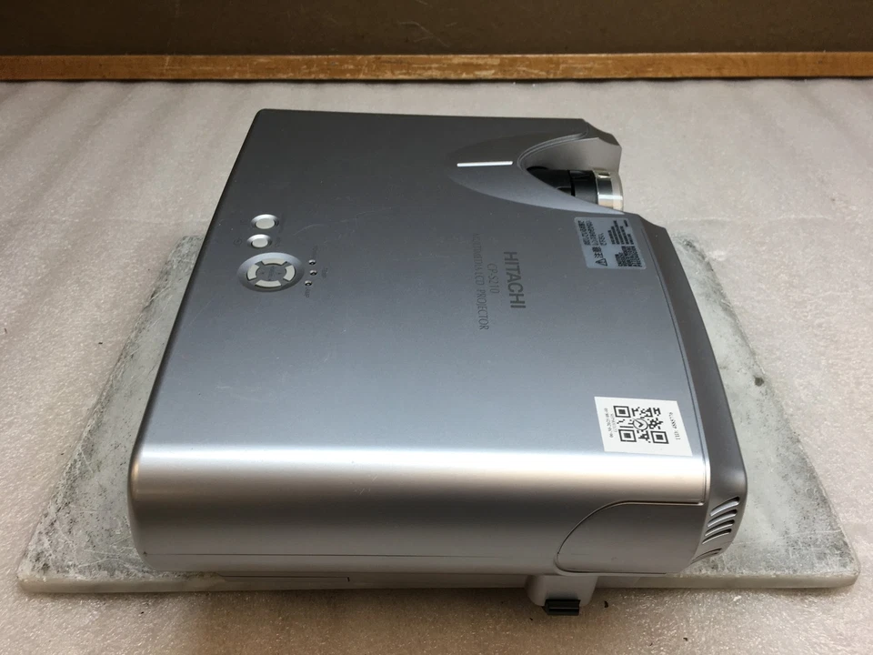 Hitachi CP-S210 Multimedia 3LCD Portable Projector HD 420 Lamp Hours - Image 3 of 4