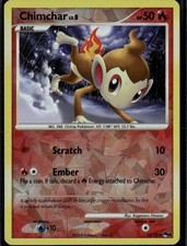 Chimchar Cracked Ice Holo Common POP Series 8 012/017 Fire Holo Pokemon Card