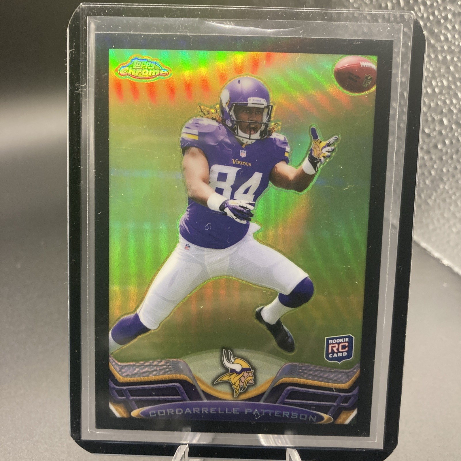2013 Topps Chrome - Cordarrelle Patterson #19 Black Refractor /299 (RC)