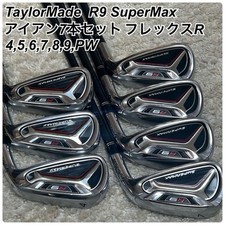 TaylorMade R9 SuperMax Irons #4-9,Pw(7Clubs)/Motore 55/Flex:Stiff/ Iron set