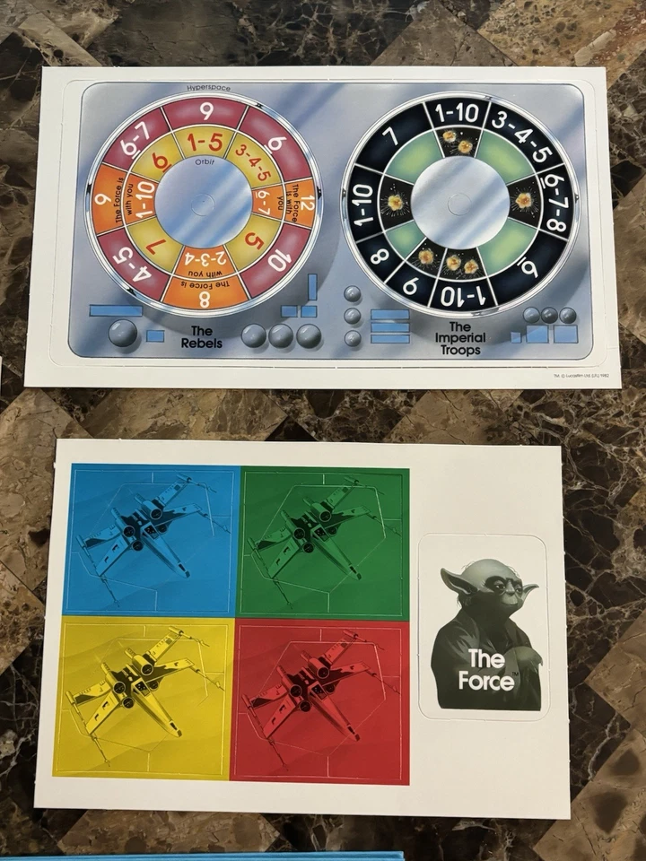 Star Wars The Ultimate Space Adventure Game Parker Brothers Minty Parts Only!!! - Image 2 of 4