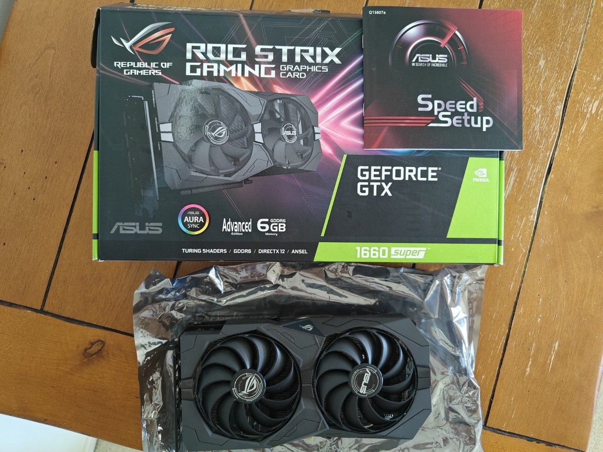 Geforce Graphics Gtx 1660 Rog Strix Graphics Cards Asus Rog Strix