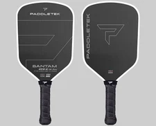 NEW Paddletek Bantam GTO-C 14.3mm Pickleball Paddle – Titanium White 7.9 oz