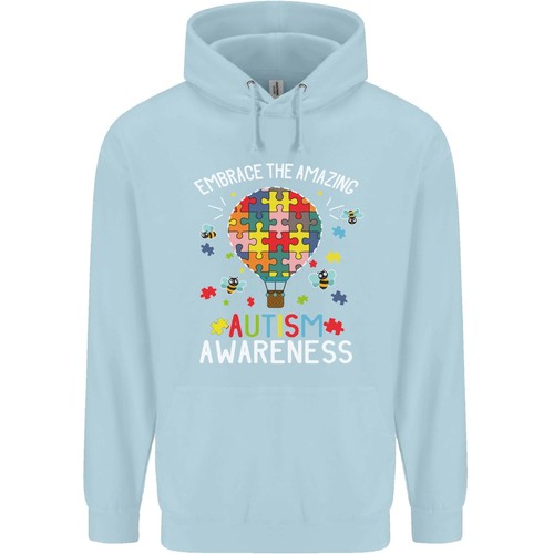 Embrace the Amazing Autism Autistic ASD Childrens Kids Hoodie - Picture 5 of 29