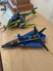 LEGO NINJAGO: Rattlecopter (9443) AND JAY BATTLE JET. 95 COMPLETE WITH MINIFIGS