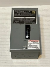 Square D QO2L30SCP 30A 120/240V 1-Phase Indoor Main Lug Load Center 80432 Box