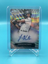 2022 Bowman Sterling Jordan McCants Wave Refractor Auto #/125 Marlins SP