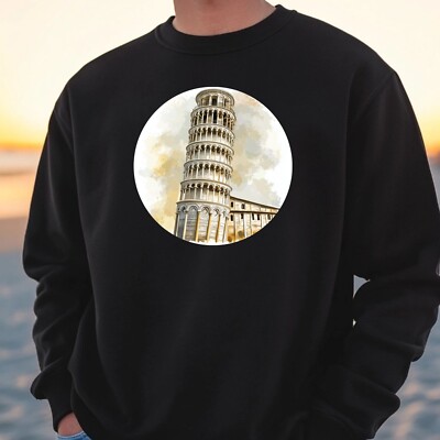 Pisa Turm Sweatshirt Kuschelig und Perfekt für jeden Anlass S bis 4XL