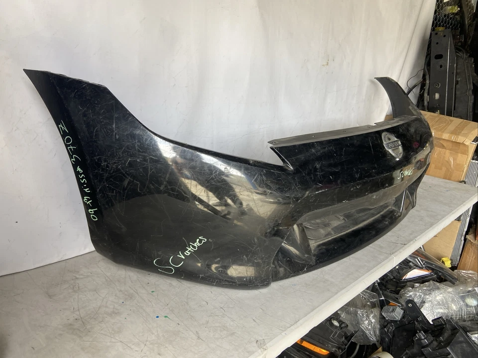 2009-2012 NISSAN 370Z FRONT BUMPER COVER W/ EMBLEM OEM - Image 3 of 4