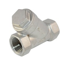 1/2" 1/2 inch NPT Female Y Strainer Mesh Filter check Valve Stainless Steel 316