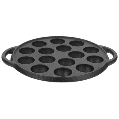 Gusseisenpfanne Pfannkuchenform-Pfanne Schneckenbacken Teller