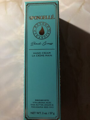 Spongelle BEACH GRASS Infused Hand Cream Lotion Bath Body Crème 2 Oz /57g New